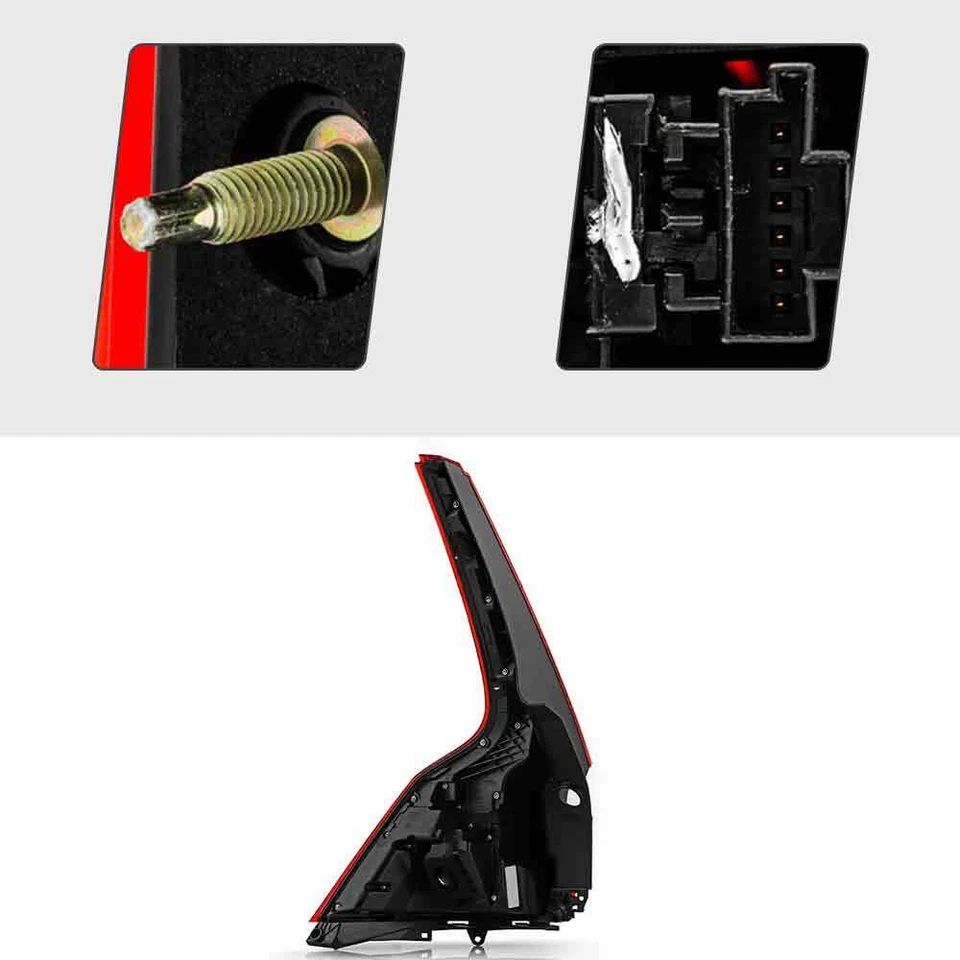 For 2018-2023 Volvo XC60 Factory Full LED Tail Light Brake Outer Passenger Side Foto 3 de 4