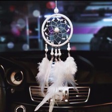 Dream Catcher Rearview Mirror Ornaments Car Interior Dreamnet Feather US Seller