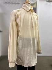 18th Century Off-White Muslin Shirt - Rev War Re-enacting - NEW, SZ. XXL