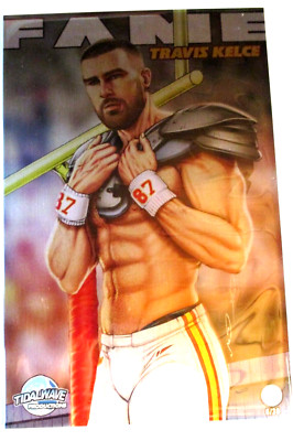 METAL COVER NFL TRAVIS KELCE COMIC TRD FAME TIDALWAVE TAYLOR SWIFT 6/30 O143