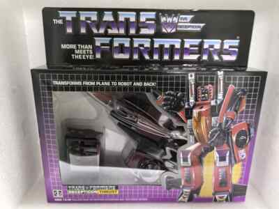 Transformers G1 Reissue Decepticon Thrust MISB Free Shipping New