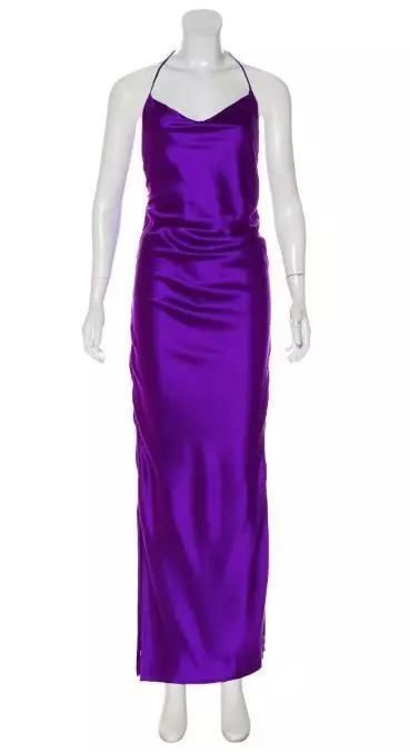 Plum hotsell silk dress