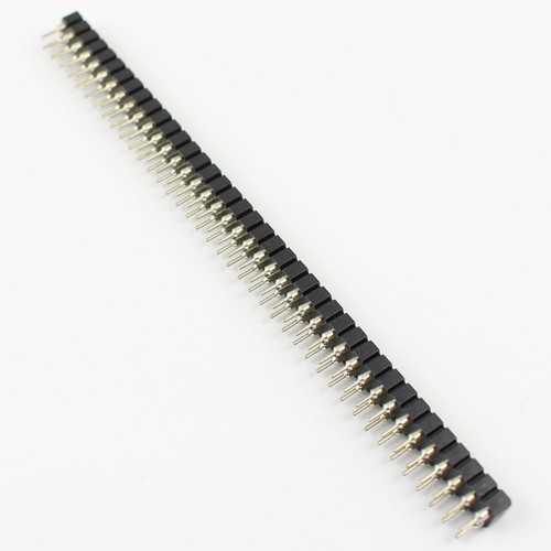 1Pcs Pitch 2.54mm 2x40 Pin Female Double Row Tin Round Hole Header Strip - Bild 2 von 5
