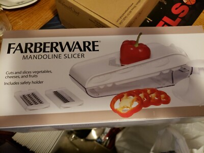 FARBERWARE Mandoline Slicer - Cuts and slices veggies, cheeses, and ...
