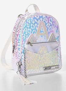 mini leopard backpack