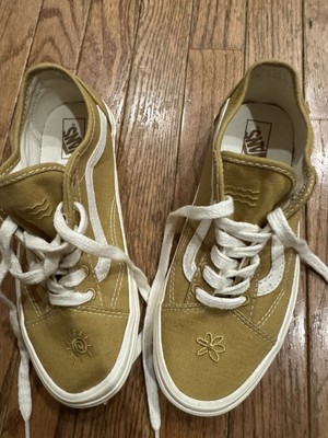 Vans Old Skool Tapered Eco Theory PeaceLeaf Mustard Gold Unisex Men 5.0Women 6.5