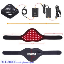 Near Infrared Red Light Therapy Device for Neck Back Pain Relief Shoulder Belt