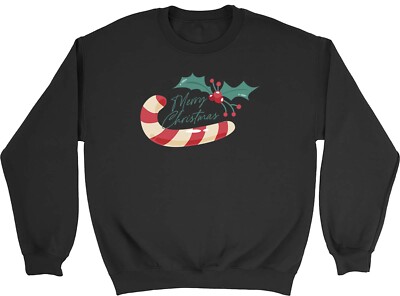 Frohe Weihnachten Zuckerstange Xmas Kinder Kinder Pullover Sweatshirt Jungen Mädchen Geschenk
