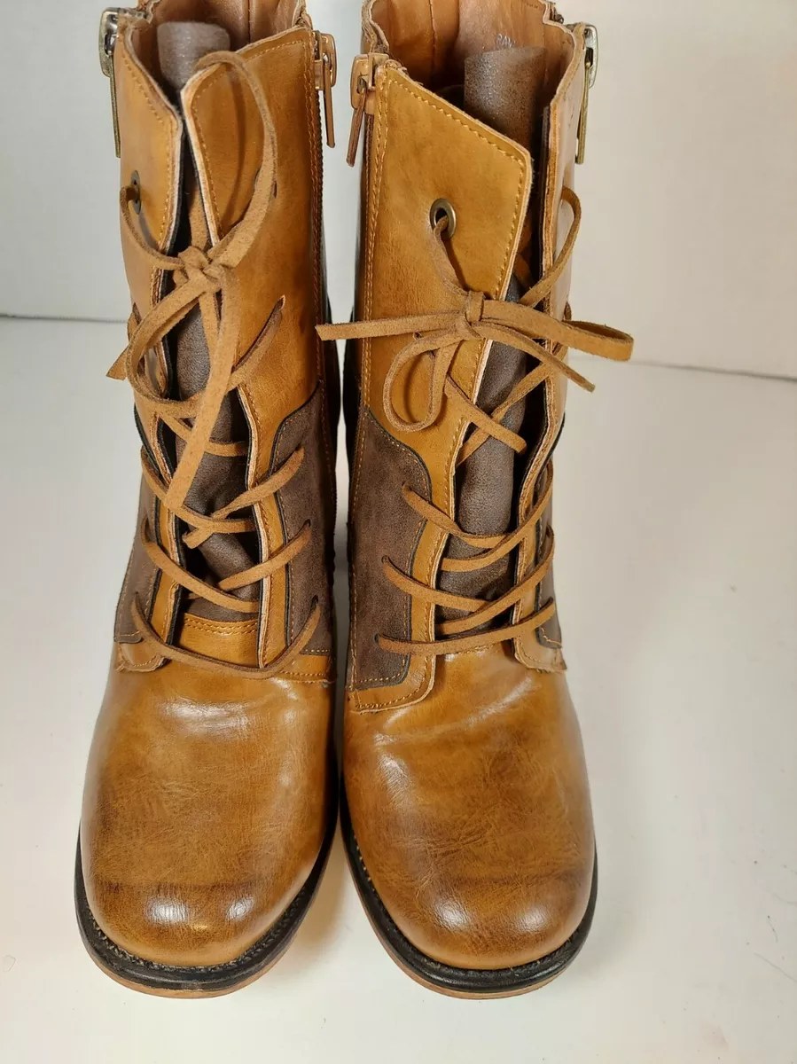 Pierre dumas boots clearance brown