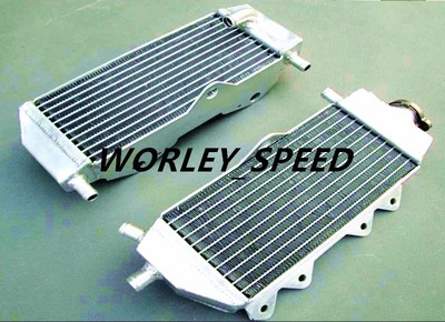 GPI Aluminum Radiator For Yamaha YZ125 2005-2012 – Polished Finish With Cap
