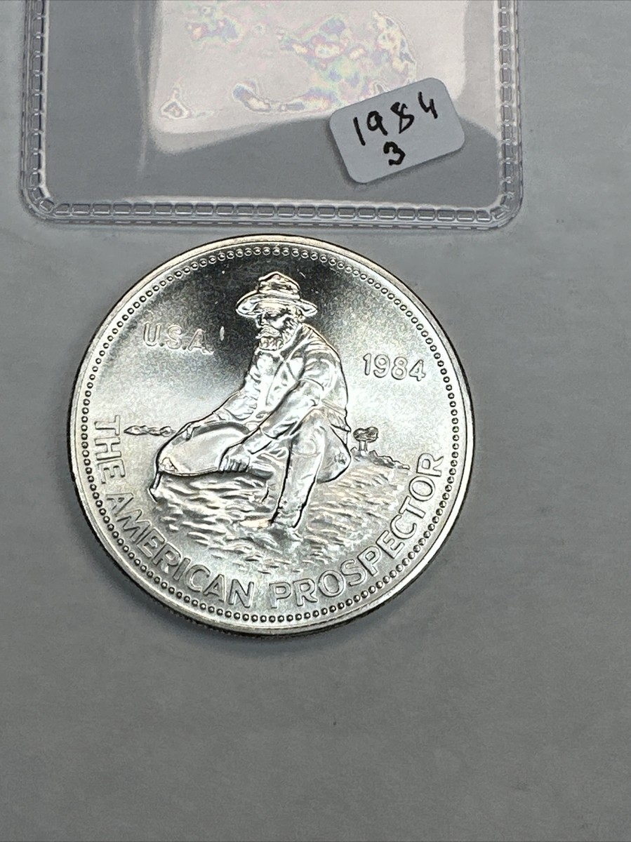 Vintage 1984 American Prospector Engelhard 1 Troy OZ. .999+ Fine
