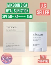 MIXSOON CICA HYAL SUN STICK (15G) SPF50+ PA++++  Authentic & Trusted U.S. Seller