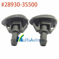For Nissan 28930-3S500 2PCS Left Right Set Windshield Washer Nozzle