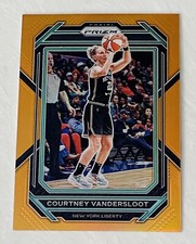 COURTNEY VANDERSLOOT 2023 PANINI PRIZM WNBA #9 ORANGE 3/99 SP LIBERTY 🔥🔥