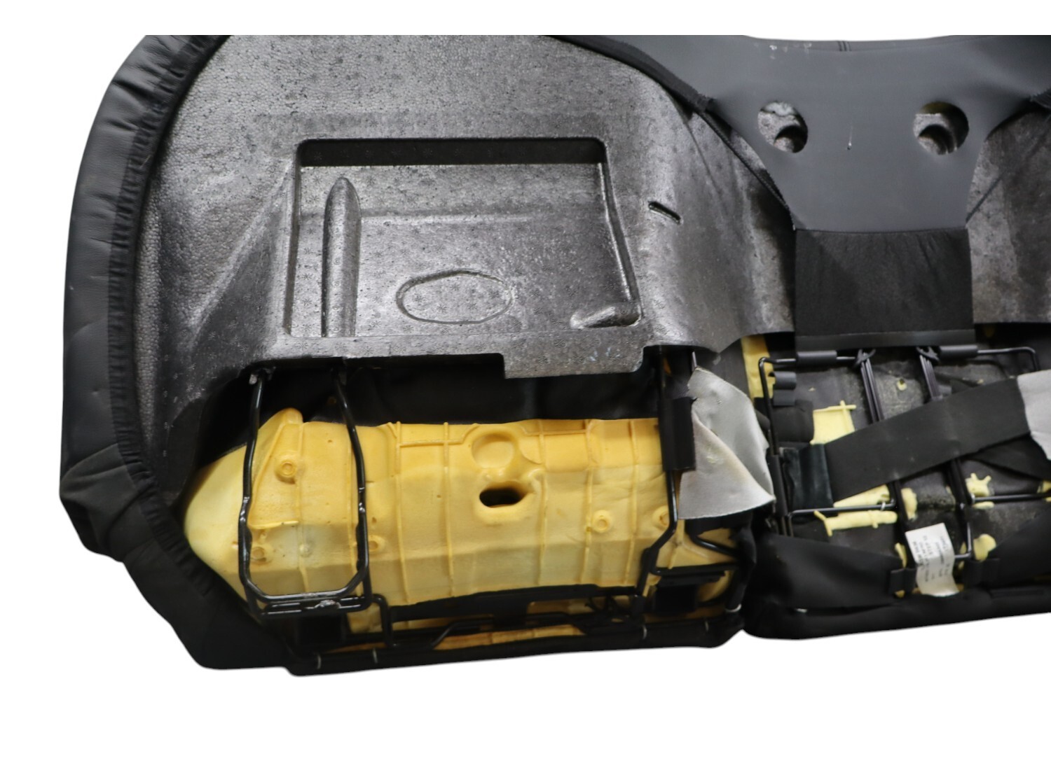 14-17 Maserati Ghibli Rear Side Lower Bottom Bench Seat Cushion Black Oem