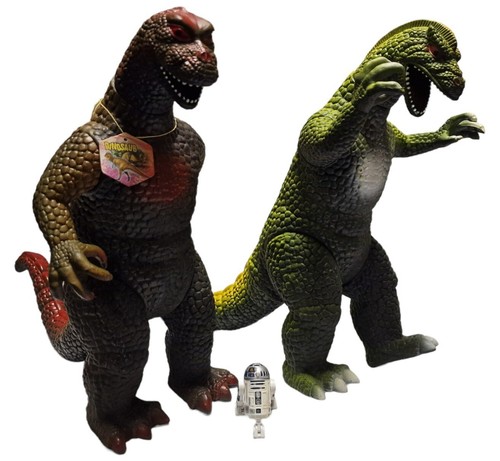GODZILLA : LARGE GODZILLA & GODZILLA TYPE FIGURES MADE BY DORMEI 1997 - Picture 2 of 24