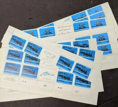 Ships, Boats Tongan Stamps (1900-1970)