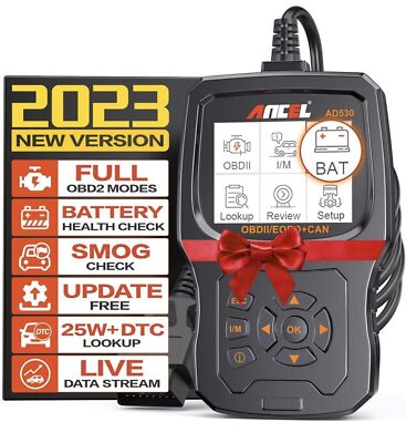ANCEL AD530 Profi OBD2 Diagnosegerät KFZ OBD2 Scanner & Auto Batterietester DHL