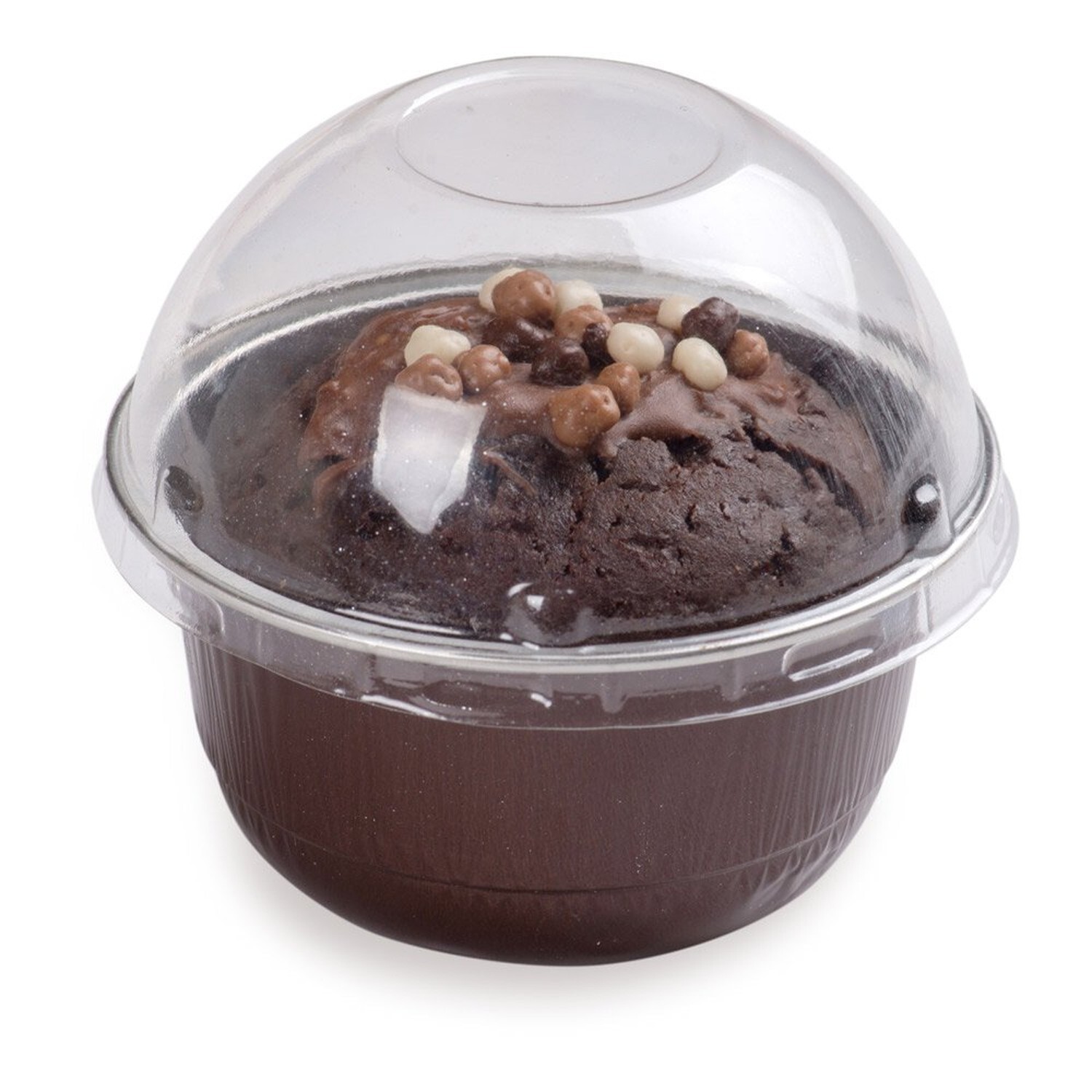 Restaurantware-5 Ounce Baking Cups with Lids, 100 Round Foil Baking Cups & Li...