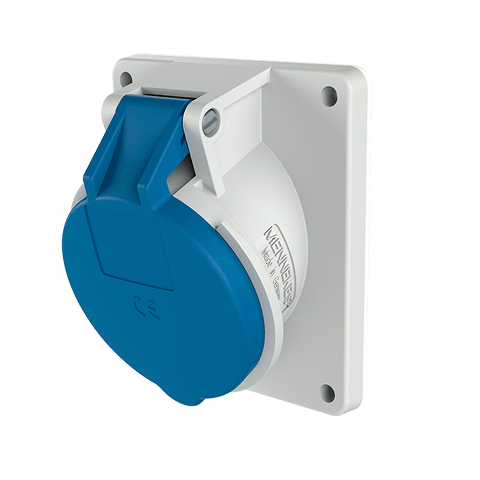 MENNEKES TYP 1495 Panel mounted receptacle [IP44 32A 4P 230V 9h] screw ...