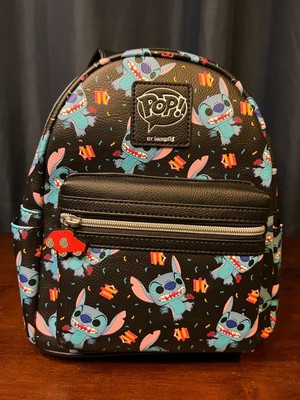 POP! Loungefly Stitch Mini Backpack Disney - Loungefly Stitch Light Up Backpack and Funko Bundle  main image 2