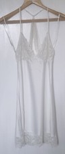 Debenhams Sexy Nighty With Lace & Dismonte Size M White