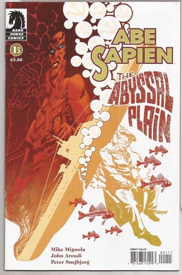 ABE SAPIEN: THE ABYSSAL PLAIN #1 - DAVE JOHNSON COVER - DARK HORSE - 2010