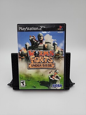 Worms Forts: Under Siege (Sony PlayStation 2, 2005) *Tested & Complete*