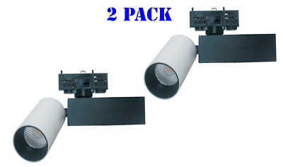 2 PIECES - SLANG LED Track Light Head, Soft White - 2700K, 30° beam spotlight 
