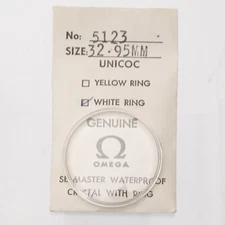Genuine Omega PZ 5123 Watch Crystal Silver Tension Fits 136.017 Seamaster Cosmic