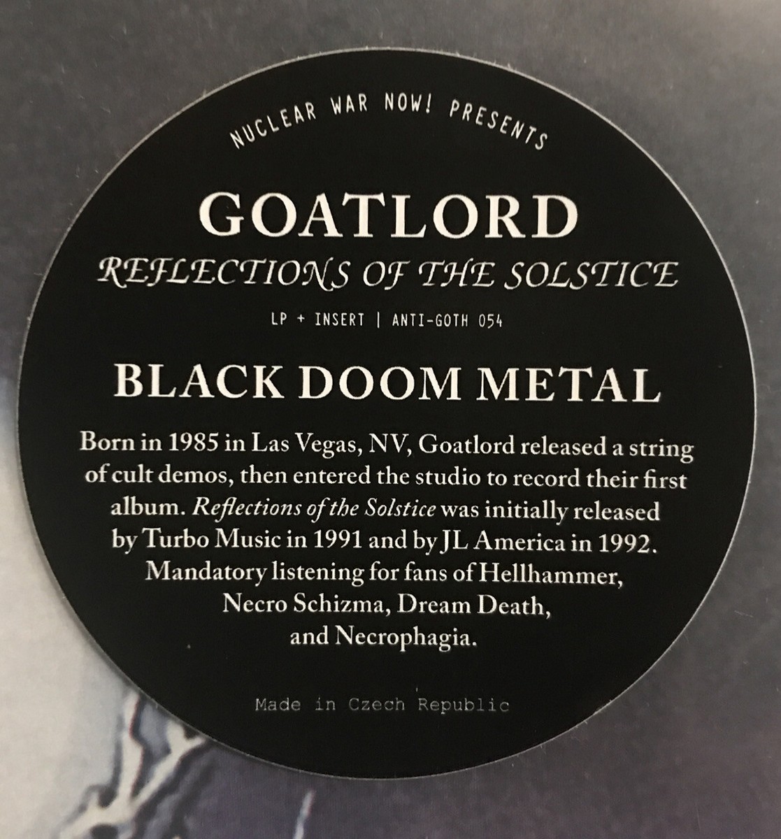 洋楽 GOATLORD / Reflections Of The Solstice GOATLORD – Reflections Of The Solstice LP (blue splatter