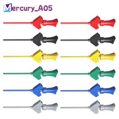 12 STÜCKE SMD IC Test Haken Clip Mini Grabber Jumper Probe für Logical Analyzer