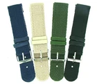 Nylon 2pc Military Style Watch Strap 18mm/20mm/22mm With Free Fitting Pins