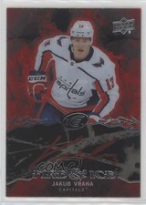 2019-20 Ice and 2021-22 Upper Deck Update Fire Jakub Vrana #FI-JV Auto 2u9
