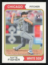 2023 Topps Heritage #352 Nate Fisher RC
