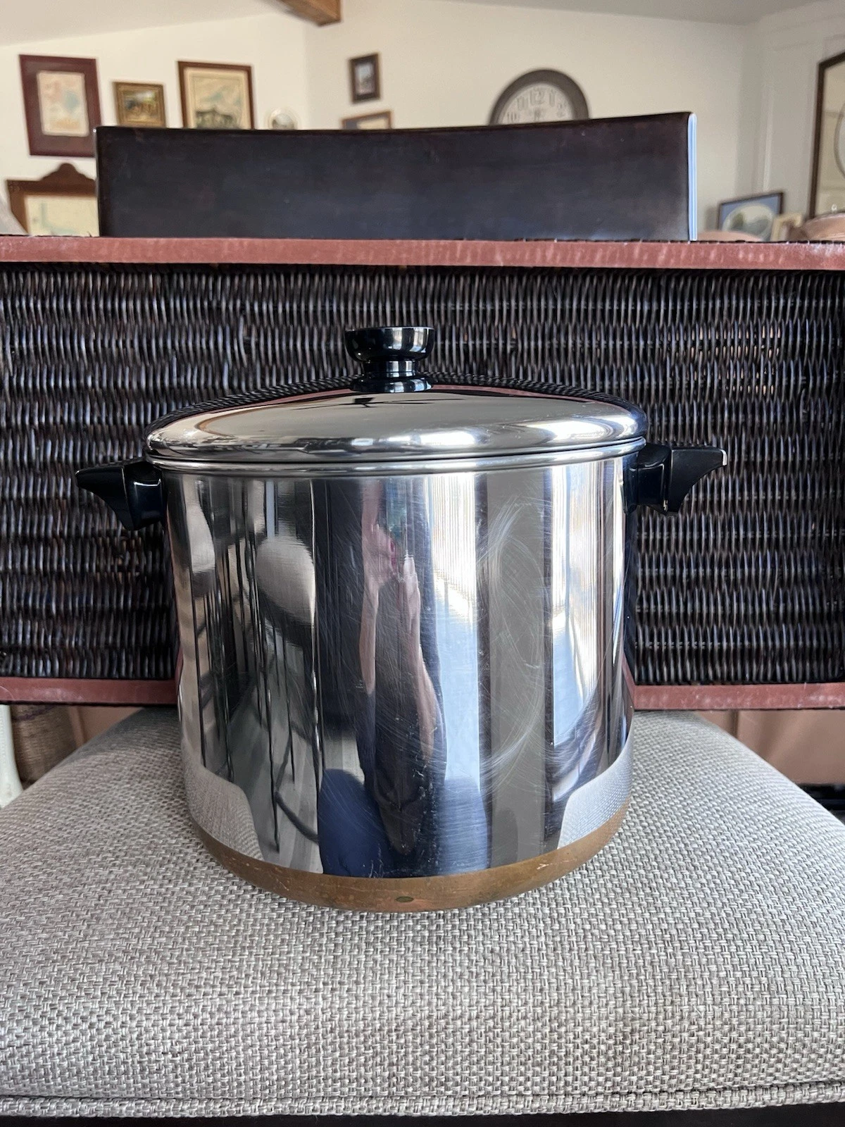Revere Ware 1801 Vintage Stainless Steel 8 Qt Stockpot