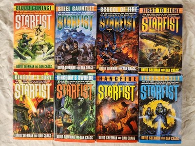 StarFist Series by David Sherman & Dan Cragg Book Set Lot Of 8 Vol 1-8