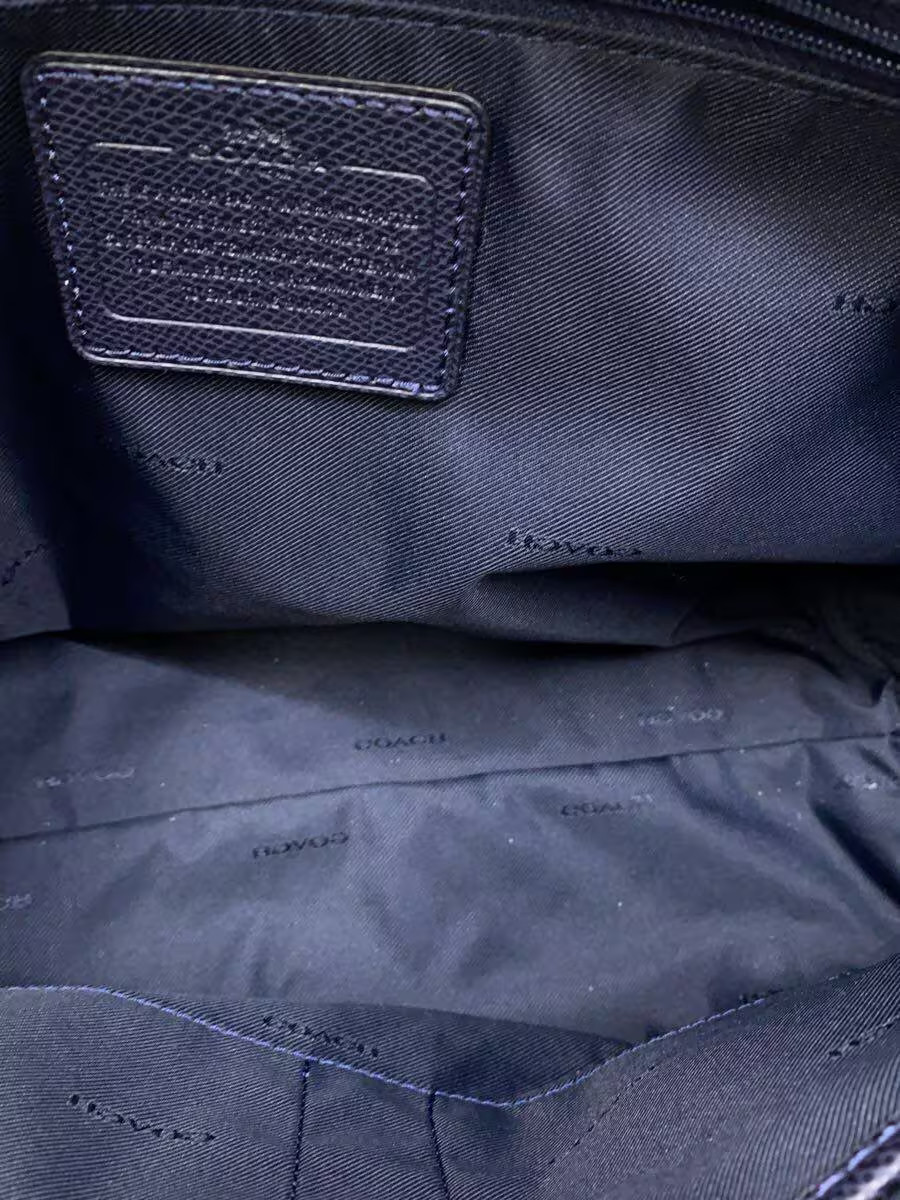 COACH Tote Bag PVC NVY Solid 37142 thumbnail 6