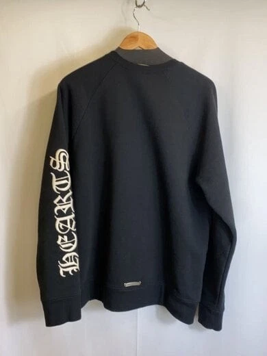 CHROME HEARTS CUORI CROMATI Felpa L Cotone BLK