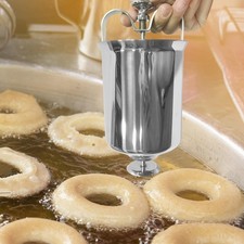 Donut Maker Doughnut Machine Kitchen Pastry Making Manual Stainless Steel