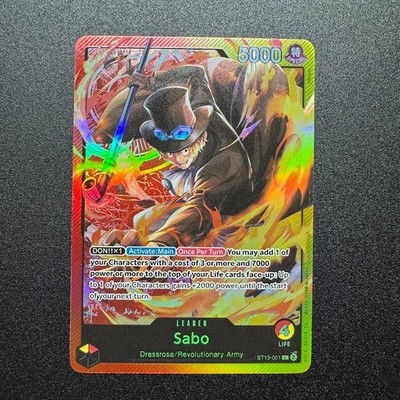 Sabo ST13-001 Holo Leader - One Piece TCG English Card- Near-Mint