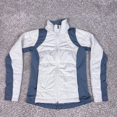 Columbia Jacket Womens Large White Omni Heat Plush Fleece