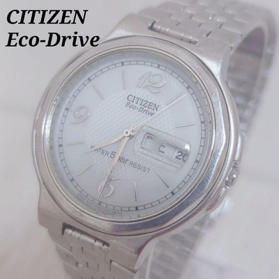 Citizen Eco-Drive Day-Date Solar Men's Watch, Waterproof