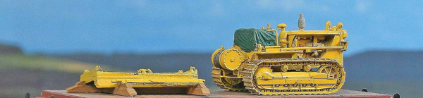 Artitec BS00083B Bulldozer Teilweise Zerlegt Gelbe Lackierung Ho 1:87-image