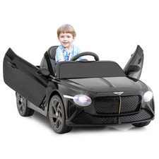 12V Licensed Bentley Bacalar Kids Electric Ride on Car w/Remote Control Black