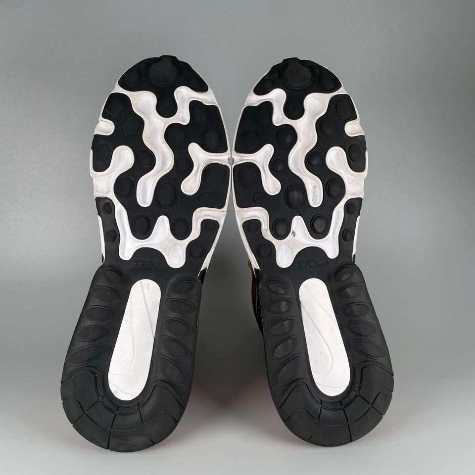 Nike Air Max 270 React Supernova 2020 Men’s 8.5 Orange Running Sneakers Athletic - Image 4 of 4