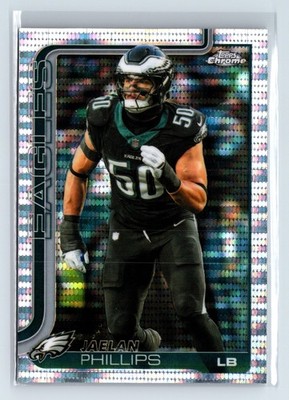 2025 Topps Chrome Jaelan Phillips Pulsar Refractor Eagles 