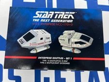 Star Trek Models, Enterprise Shuttles Set 1  NCC-1701-D, Hero Collector Next Gen