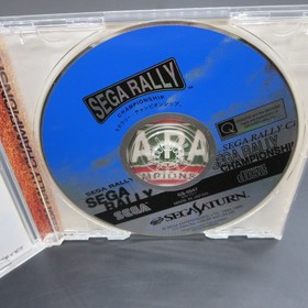 Sega Rally Championship Sega Saturn with Spine Card and Manual Japanese Version
