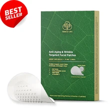 Deep Wrinkle Patches with Retinol, Hyaluronic Acid, Vitamin C & Peptides, 6 Pcs